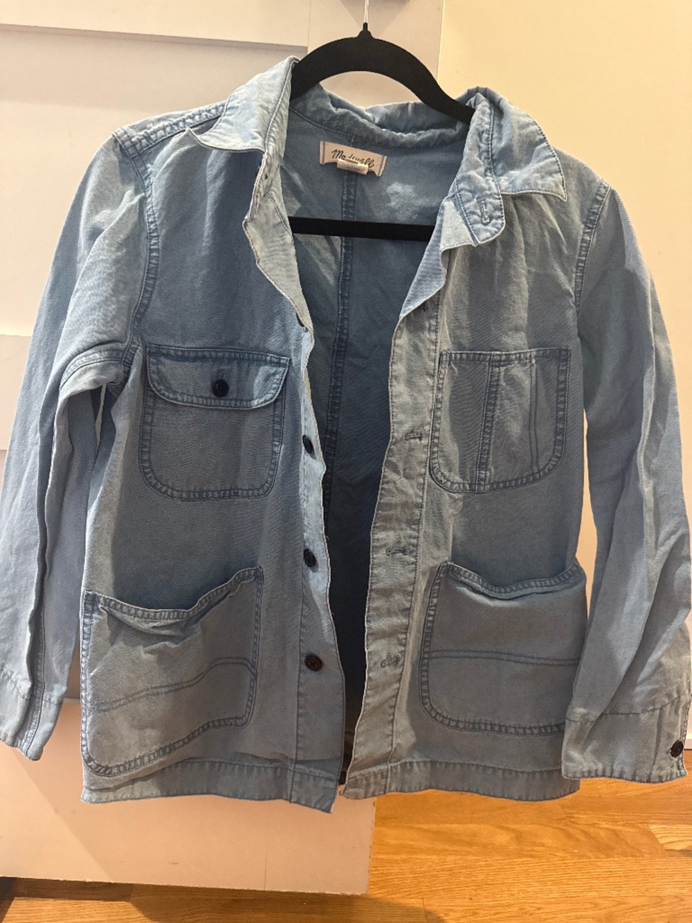 Madewell Cotton Denim Utility Jacket/Shirt Size Small
